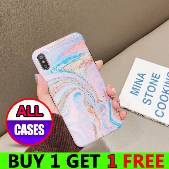 Accessories - NEW iPhone XS/X Swirl Marble Case